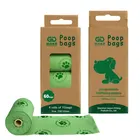 Bag Plastic Bags Pet Poop Bag Waste Biodegradable Cornstarch Plastic Bio Recyclable Dispenser Carton Dog Poo Bags
