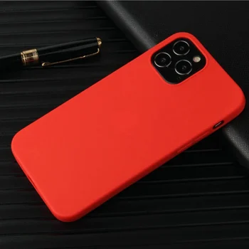 Soft Silicone Phone Case For iPhone 13 mini 12 Pro 11 Pro Max X XS Max XR Cover Coque For iphone 6 6s 7 8 Plus Candy Color Cases