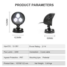 Vehicles Light Universal Car Offroad Auto Led Lighting System Engineering Vehicles Car Led Work Light 21w