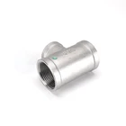 Pipe Stock Pipe Fittings Stainless Steel Female Thread Reducing Tee