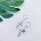 Earrings Leaf Drop Earrings Fashion 925 Silver Long Tassel Earrings Silver Leaf Long Drop Earrings For Women