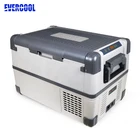 Fridge NINGBO BSCI ISO9001 CE ROHS ERP CB Outdoor Use DC12V Portable Freezer 60 Liter Deep 12v Fridge