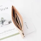 Leather 100% Genuine Leather 100% Genuine Saffiano Leather Custom Woman Zipper Clutch Bag