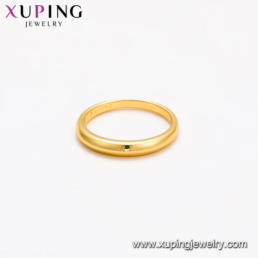 16544 Xuping jewelry elegant and exquisite minimization 24K gold engagement wedding ring