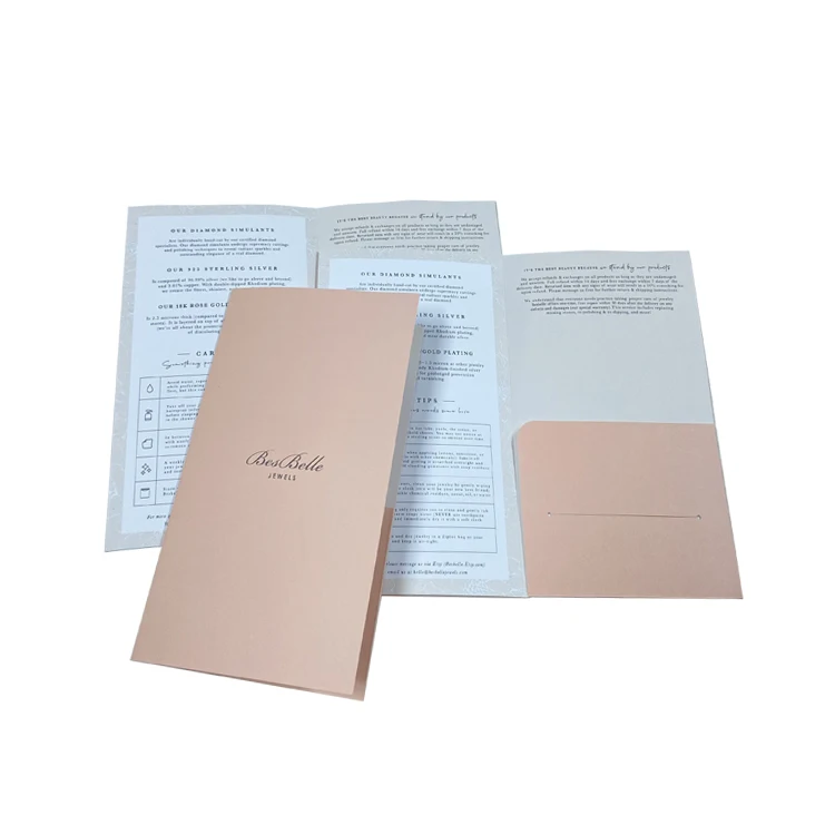 A4 Custom Folders Envelope with Custom logo Document Folders Pocket File Folder factory