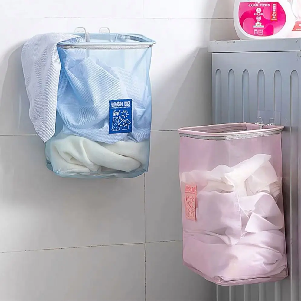 Japanese simple houseware his and hers dirty cloth rolling cover vertical wardrobe laundry pullouts hampers