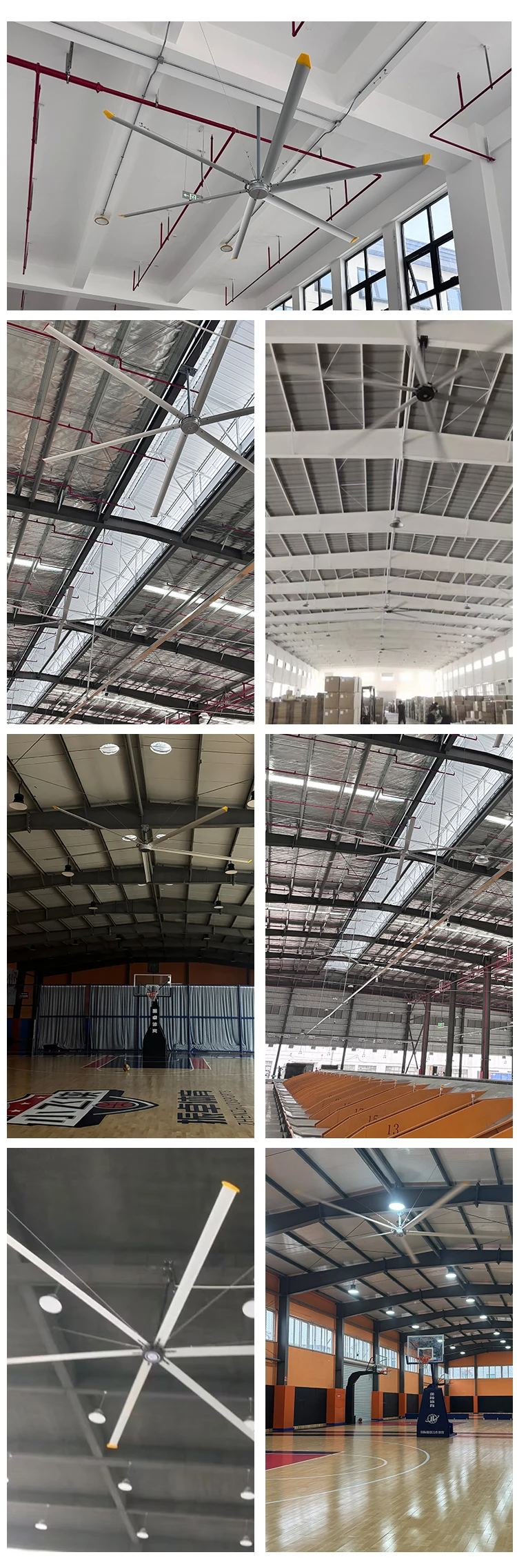 Ceiling Fan, HVLS, GYF-2.5, 220V, 2.5m - detail 8