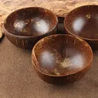 Shell Bowl Amazon Best Seller Organic Handmade Natural Polished Coconut Shell Bowl With Flower Pattern