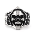 Ready To Ship High End Popular Jewelry Retro Style Skull Ring