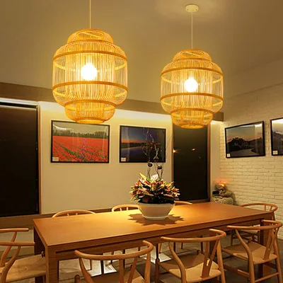 Wholesale Home Deco Modern Designer Bamboo Simply LED Pendant Lighting
