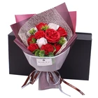 Flowers Soap Flower Wholesale Fashionable China Trendy Box For Flowers Soap Cheap Custom Soap Rose Flower
