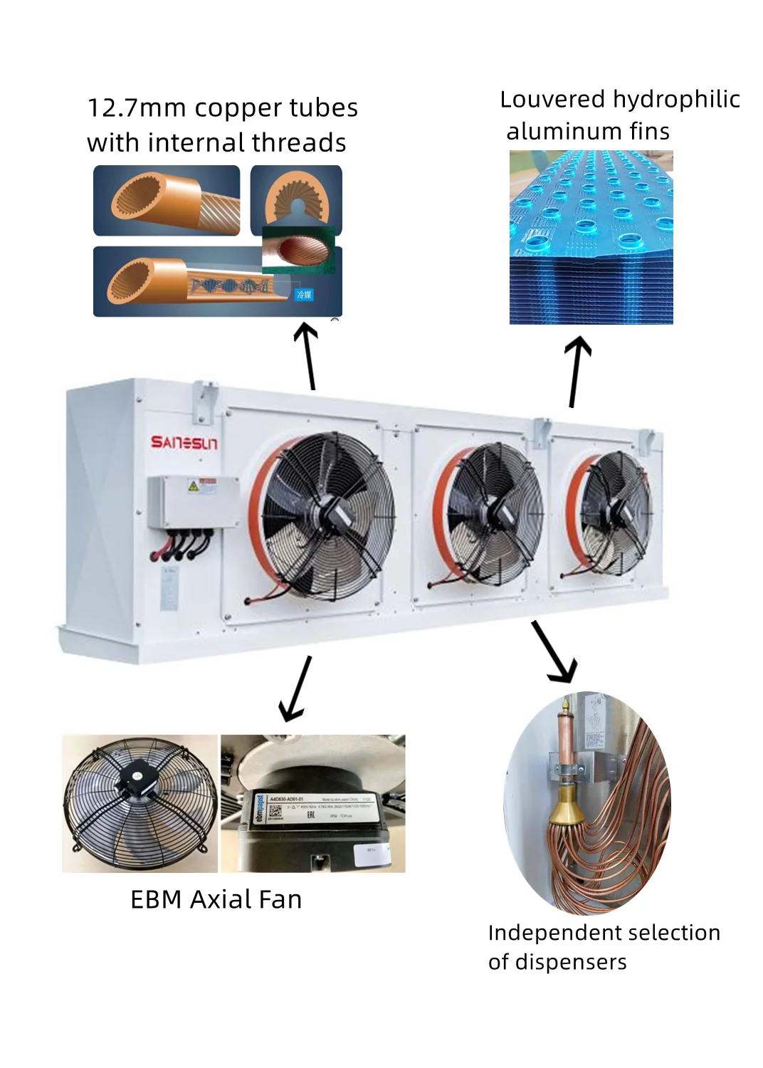 Blast Freezer, Heat Exchanger Tube - detail 10