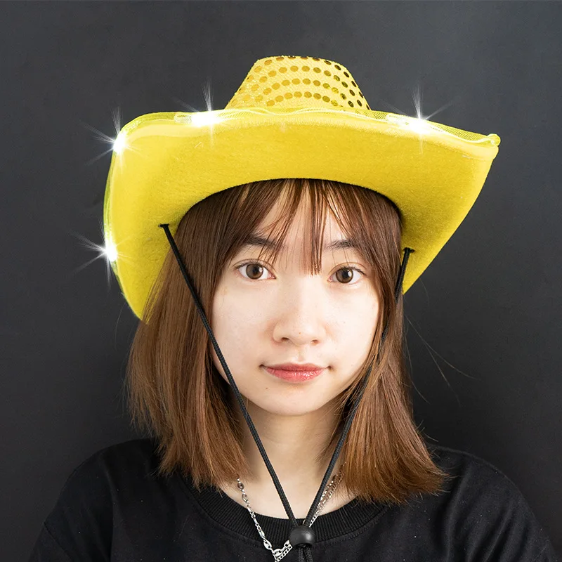 Buy Led Cowboy Hat,Flashing Cowboy Hat 