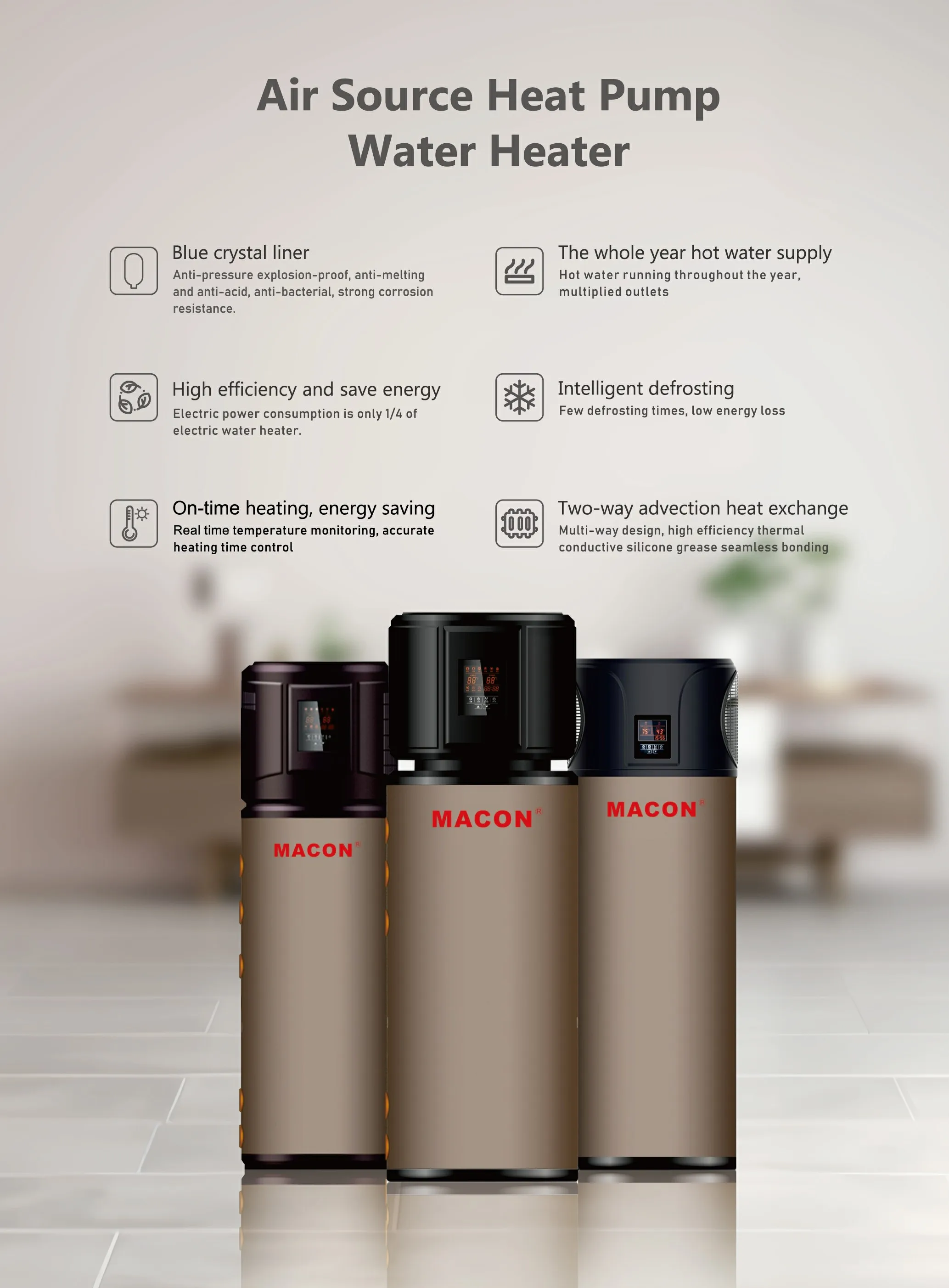 Water Heater, 100L, R290 - detail 14