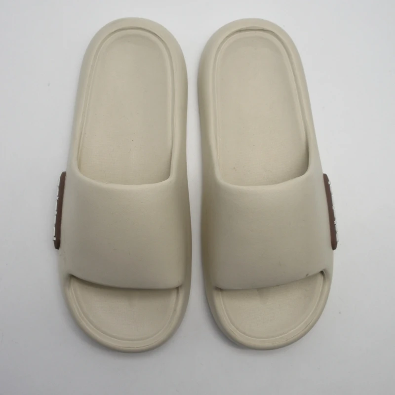 GRS Summer/Spring 4CM softer Rubber EVA Pillow Slide Sandal Customizable Logo Design Breathable Cloud Feeling cushion sandal