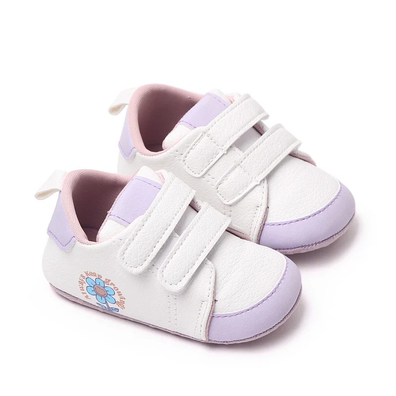 Spring and Autumn Matching Flowers Soft Soled Baby Casual Shoes for Boys and Girls supplier