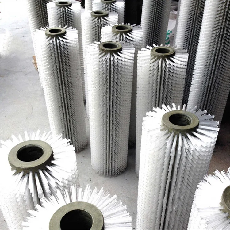 Custom Industrial Belt Cleaning Brush Roller Conveyor Cylinder Nylon