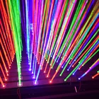 Dmx Disco Light 500mW 8 Eyes Projector DMX Moving Head Red Laser + LED Beam Bar For Stage Disco Laser Light
