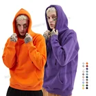 Drop Fashion Streetwear Athletic Blank Designer Mens Cotton Brown Pullover Oversized Drop Shoulder Hoodie Custom Logo