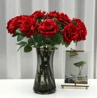 Roses Richicgarden Roses Decorative Flower Bridal Bouquet Real Touch Flower Arrangements Cheap Realistic