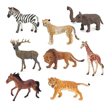 Factory direct high quality realistic pvc plastic toy forest animal