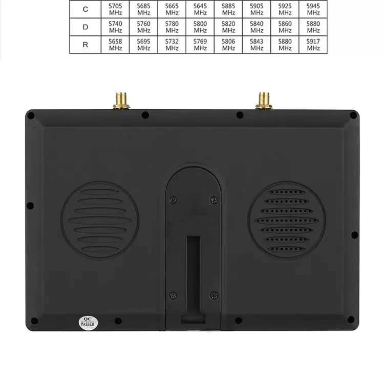 7-Inch LCD5802D 5.8G 40CH FPV Monitor for Multicopters Drones 800x480 Accessory DVR 2.4Ghz Built-in Battery Charger Included 8
