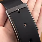 Leather Belts High Quality Pin Buckle Vegetable Tanned Cowhide Genuine Leather Men Belts
