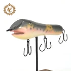 Ornaments Resin Bait December Colored Resin Sculpture Fishing Bait Ornaments Resin Table Top