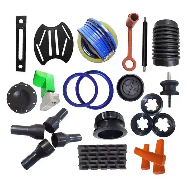 Factory custom molded rubber parts silicone parts high temperature resistant corrosion resistant rubber parts