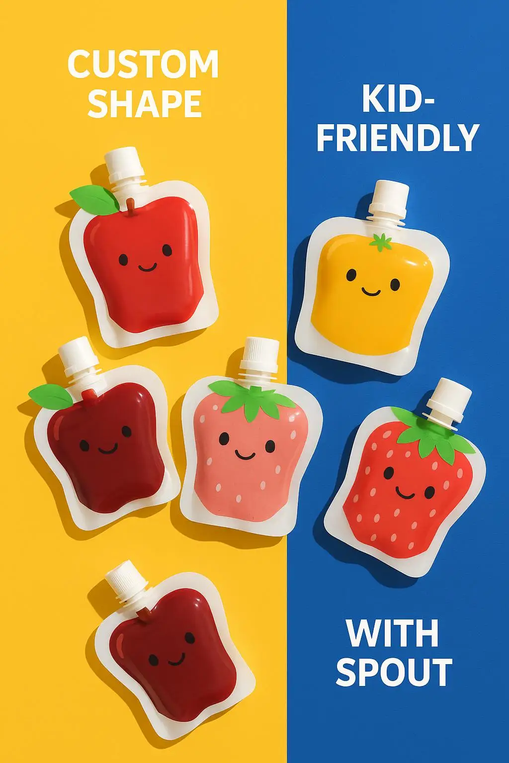 Wholesale Liquid Stand up Pouch with Spout for Children's Drink and Juice Packaging - detail 5