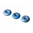 Gemstone Good Reputation Smooth Gemstone Blue Natural Turquoise Donut Shape Pendant Loose Stone Gift