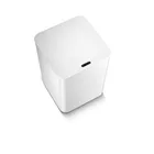 Gray Bin Waste Recycled 12L White Gray Waste Recycled Automatic Trash Rubbish Bin