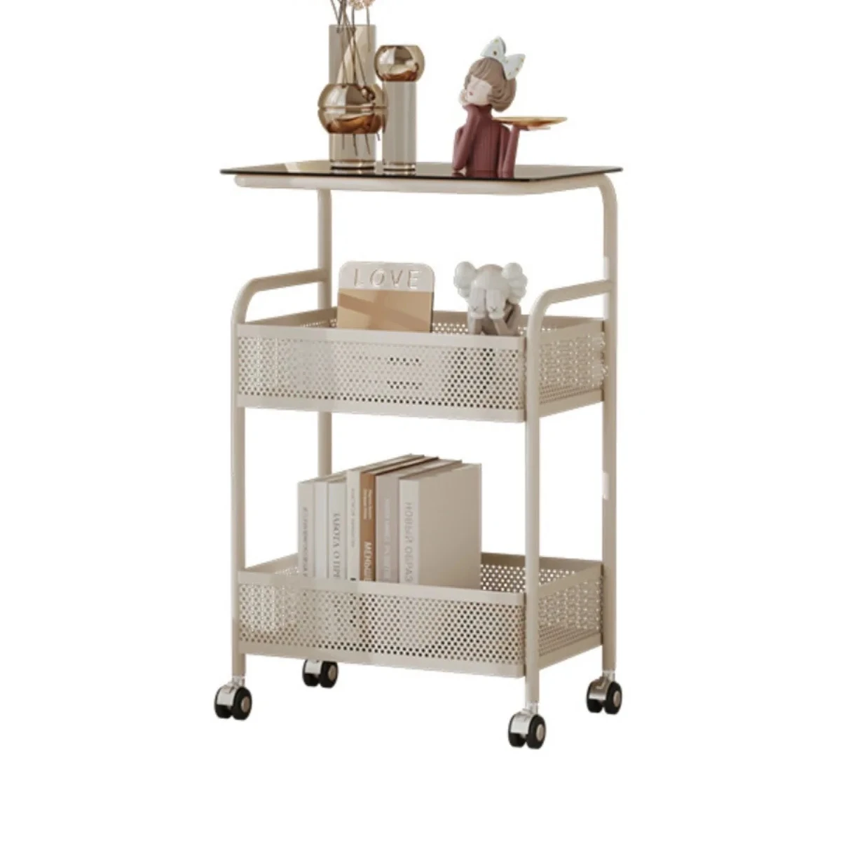 Most popular  Storage Trolley luxury furniture Utility Organizer Cart  with wheels and luxury furniture for living room