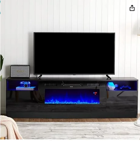 Slim Electric Insert Fireplace, 36"/42"/50"/60"/72", Wall - detail 30