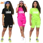 High Quality Yoga Shorts Set Ladies Workout Fitness Clothing Set Custom Gym Clothing Women Sports Wear