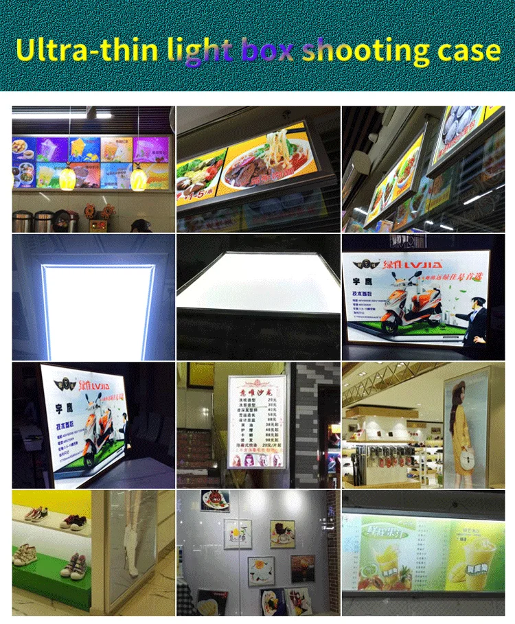 product 3 pack custom led aluminum snap frame poster hd theater poster frames anodized high quality movie display frame-9