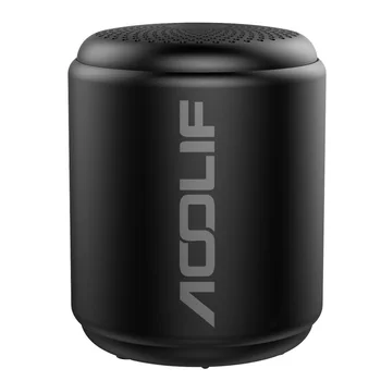 Aoolif 600mah/1200mah waterproof round mini portable outdoor bt wireless speaker with mic