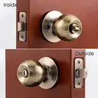 Door Lock Door Lock Door Lock Wholesale Bedroom Living Room Round Handle Door Lock