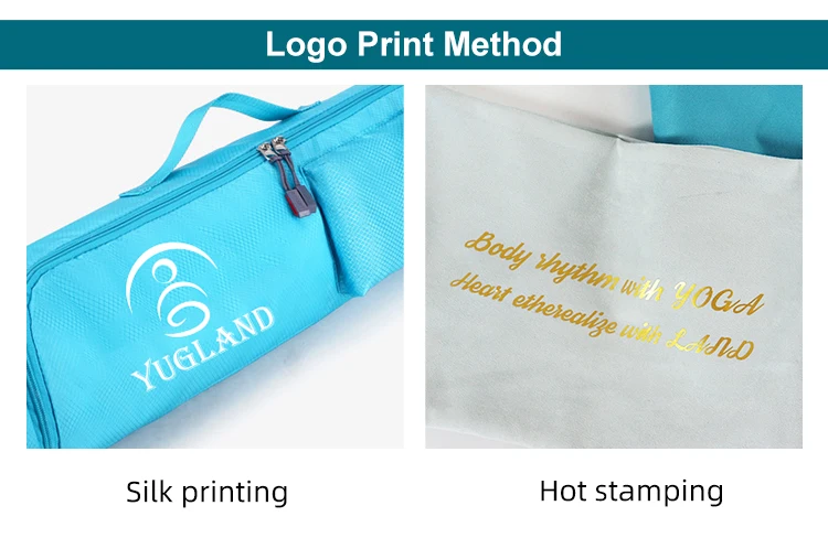 yugland China wholesale factory price Fabric cotton Carry Strap Drawstring mat yoga sport bags