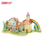 Zilipoo Fully Stocked Promotional 3D Puzzle Card Mind Puzzle Games Riddles Brain Teasers Children Puzzle