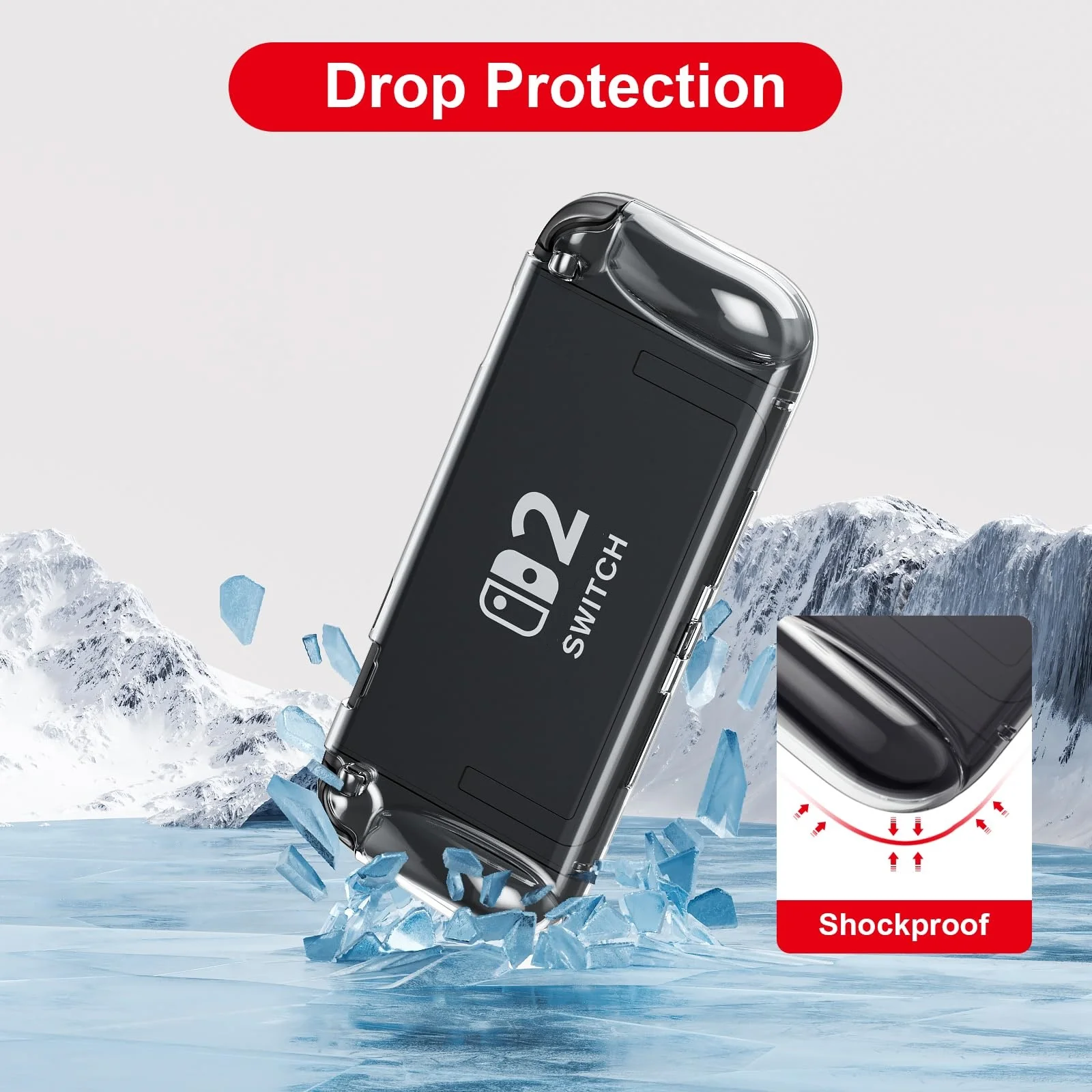 product premium certified soft tpu lightweight shockproof clear cover case with customizable color for for for 2 2025 laudtec-5