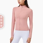 Jacket Sport Wholesale Slim Fit Lightweight Full Zip Up Yoga Workout Jacket Cozy Sport Jacket Women