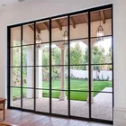 Windows Classic European Slim Iron Steel Framed Glass Windows And Doors