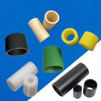 Pa Nylon Flanges Shaft Sleeve Bushing Gasket Plastic Sleeves Shoulder