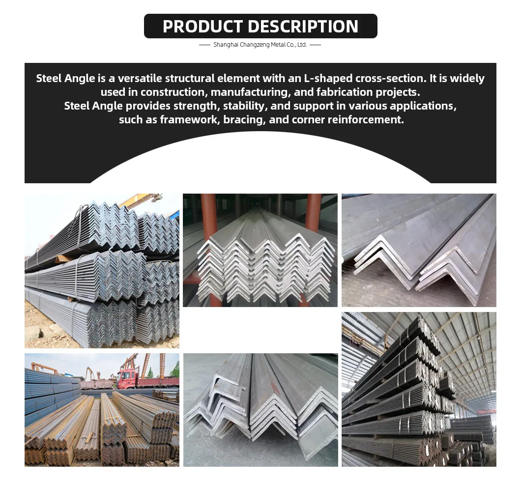 Structure Steel L Shape Steel Beam Hot Dip Galvanized Angle Iron Price