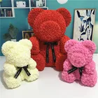 Valentine's Day 2019 Foam Rose Flower Dog Rose Bear Valentine'S Day Gift And Washing Flower Teddy Rose Dog