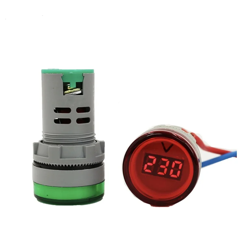 Rote 22mm LED Pilot Verkleidung Blinker 110v hochwertige Techna 