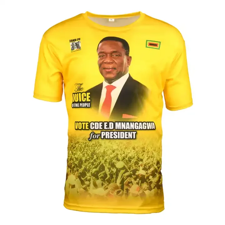 Wholesales Campaign T Shirts Sublimation Cheap Election T-shirt Political President for Men's t-shirts
