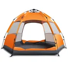 Family 2021 IN STOCK New Design 3-4 Person Tent Easy Quick Setup Dome Pop Up Family Tent For Camping