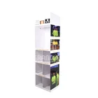 T-shirt Rack T-Shirt Clothing Cardboard Temporary Display Stand T-shirt Floor Cardboard Display Rack